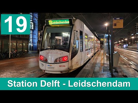 HTM lijn 19: Delft Station - Leidschendam HMC Antoniushove | HTM 4014 | 2025