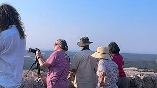 El eclipse solar del 12 de agosto lleva a miles de turistas hasta la fortaleza de Gormaz, en Soria