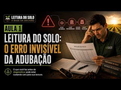 Aula 1 - O erro invisível da adubação