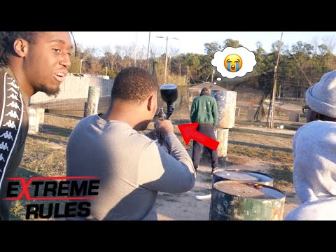 21 EXTREME BASKETBALL LOSER GETS SHOT WITH PAINTBALL GUN!!!!! **HE CRIED**