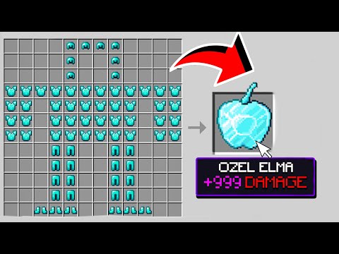 Minecraft ama DEV EŞYALAR üretebiliyorum