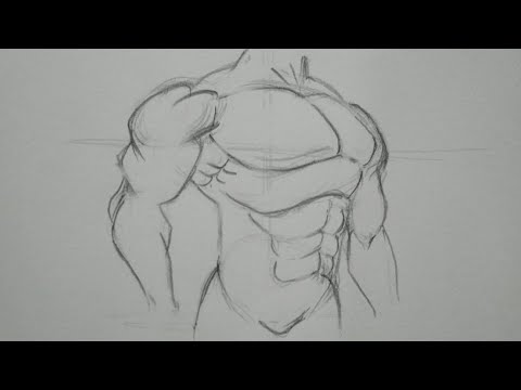 How to draw superhero body