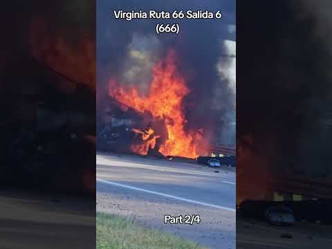 Virginia Ruta 66 Salida 6 (666) #crash #deliveryboy #police #rip #route66 #truck #truckdriver