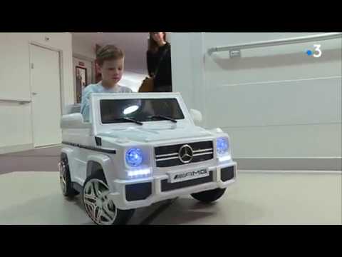 CHR d'Orléans : les enfants peuvent se rendre au bloc à bord de mini voitures électriques