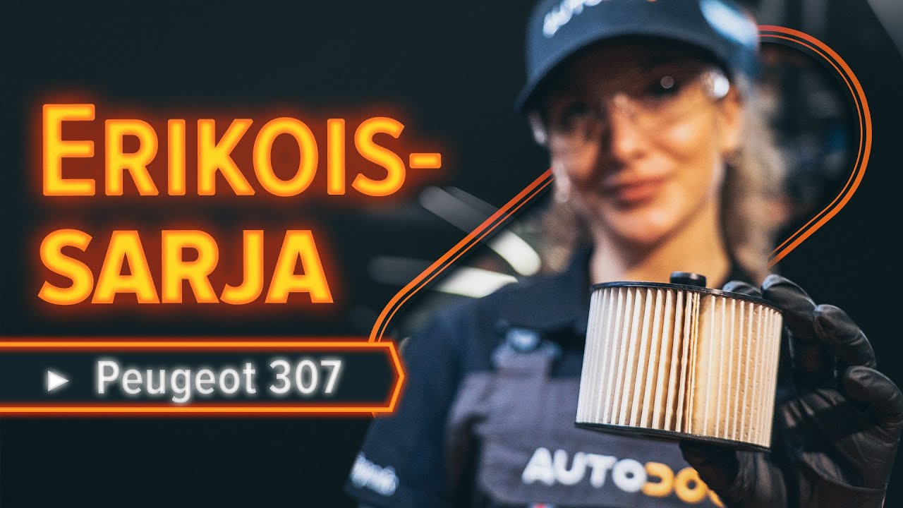 Kuinka vaihtaa polttoainesuodatin Peugeot 307 SW-autoon – vaihto-ohje