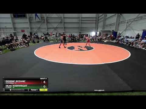 94 Lbs Round 1 (8 Team) - Dominic Bozanic, California Vs Dean Wainwright, Illinois 24ab
