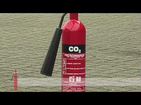 Fire Safety Training - How to use a CO2 (Carbon Dioxide) Fire Extinguisher
