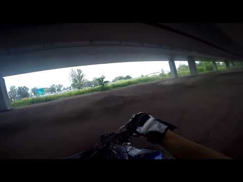 Autostrada A1 most Sosnica-Gliwice / Highway A1 Bridge/ GoPro4 Slow Motion / Drift, full gas #2