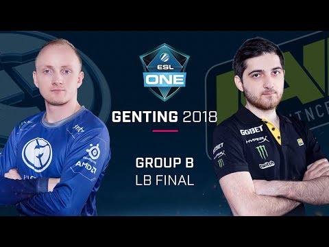 Dota 2 - Evil Geniuses vs. NaVi - Game 2 - Group B LB Final - ESL One Genting 2018