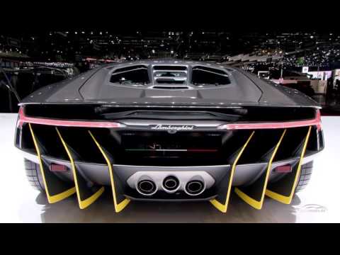 Lamborghini Centenario Spot with Models, Autosalon Genf 2016 Walkaround
