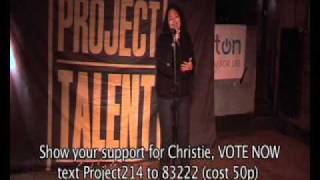 Project Talent UK presents Christie Andrews - 2007 Finalist