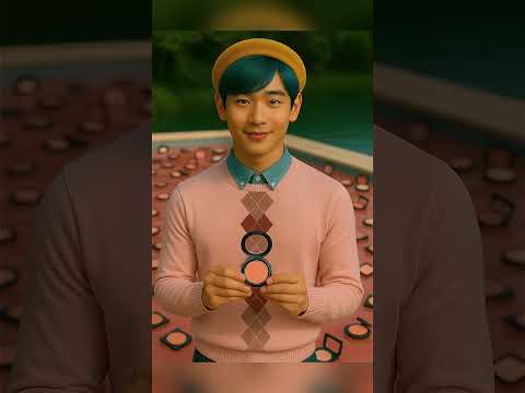 K Pop Demon Hunters Jump Into Makeup Pools #kpopdemonhunters #shorts #kpop #rumi #demonhunters