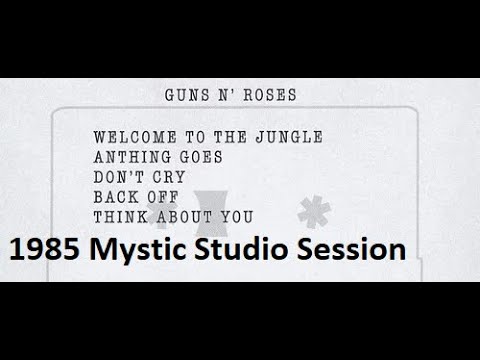 Guns N´Roses Cassette 1985 Mystic Studio Session