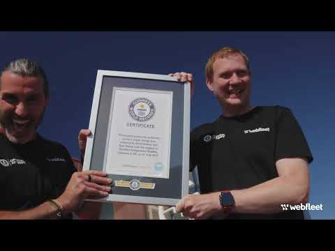 Record-breaking EV data from Webfleet | Guinness World Records