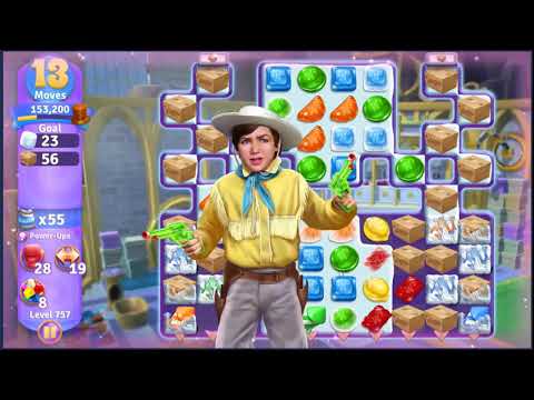 Wonka's World of Candy Level 757 - NO BOOSTERS + FULL STORY 🍫 | SKILLGAMING ✔️