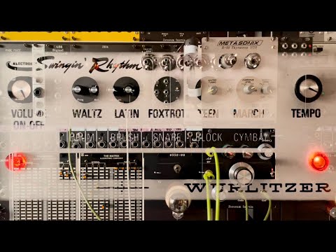 1/13/26 Zerosum Inertia ZI54 & PLXNA2 + Wurlitzer Swingin’ Rhythm + Alesis MIDIVERB II + CXM 1978