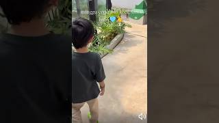 Download lagu DADDY ARYA'S LITTLE CHAMP GOING OUT FOR A WALK LOVE 😍😘‼️ mp3