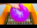Shredding Mega Slime Ball! Oddly Satisfying Video!