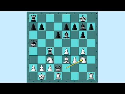 Opasnost od napada Lovačkog para na dugim dijagonalama ~ MORRIS vs WARD # 1398