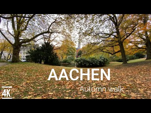 Walking Tour of Aachen , Germany - Autumn 2021 (4k 60fps)