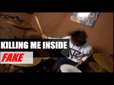 Killing Me Inside Feat Sansan PWG - FAKE(Drum Cover)
