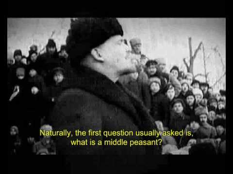 Lenin's speech: The Middle Peasants ☭ Ленин: О крестьянах-середняках