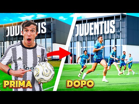 La JUVENTUS ci INVITA al suo CENTRO di ALLENAMENTO per un Sfida!