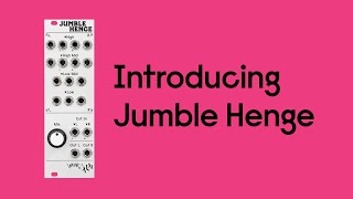 Video thumbnail for Introducing Jumble Henge - 16 Input Stereo Spectral Mixer - ALM029 by ALM TV
