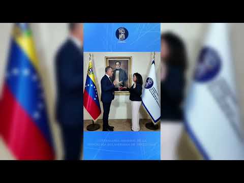 Juramentación de la contralora del municipio San Judas Tadeo del estado Táchira 