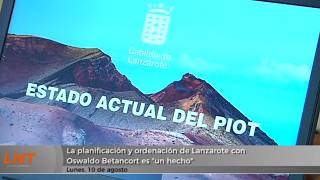 La planificaci&oacute;n y ordenaci&oacute;n de Lanzarote con Oswaldo Betancort es "un hecho"
