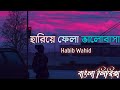 Hariye Fela Vlobasha | ( আলতো ছোঁয়ায় চোখের চাওয়ায় | Habib Wahid | 