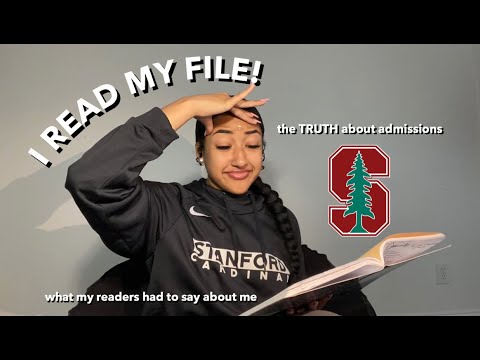 I Viewed My Admissions File... | How I ACTUALLY Got Into Stanford