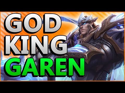 GOD KING GAREN IS AWESOME!! LOOK AT MY GOD CAT!! - League of Legends New Garen Skin
