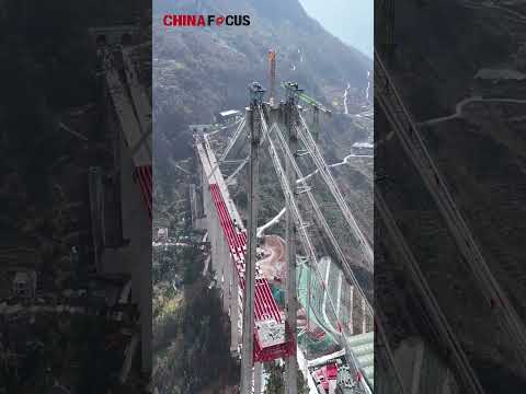 World's highest bridge under construction