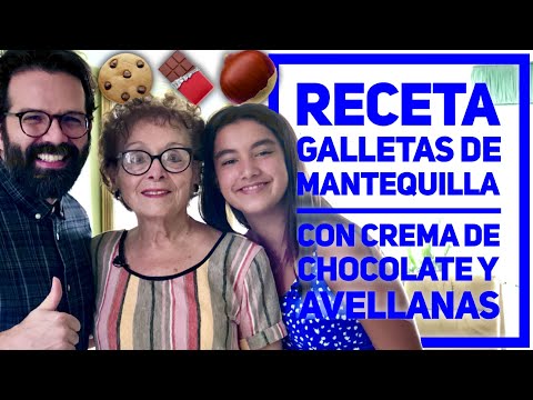 Receta Galletas Con Crema De Chocolate y Avellanas Bajas En Carbohidratos Con Doña Irma