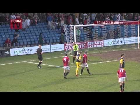 FCUM v Witton Albion  Playoff semi final - Goal 3