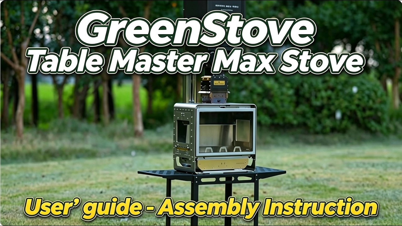 GreenStove Table Master Max Stove User's guide - Assembly Instruction
