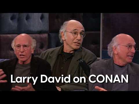 Larry David on CONAN - Full Compilation