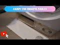 Candy CSO H10A2TE tumble dryer's faults and their resolution