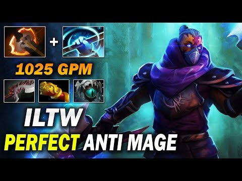 OG.iLTW - Anti Mage 7.28 PERFECT FARM | Dota 2 7.28 IMMORTAL Pro Gameplay