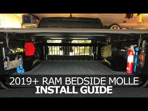Bedside MOLLE Rack Installation - 2019+ RAM 1500/2500