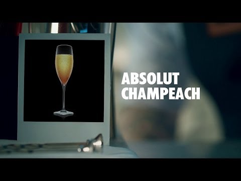 ABSOLUT CHAMPEACH DRINK RECIPE - HOW TO MIX