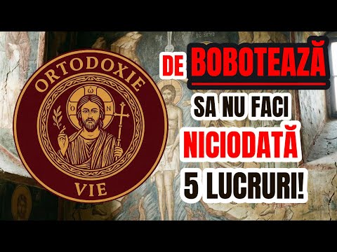 5 Greșeli GRAVE de Bobotează! ❌ Ce lucruri să NU facem și cum să avem grijă să nu păcătuim!