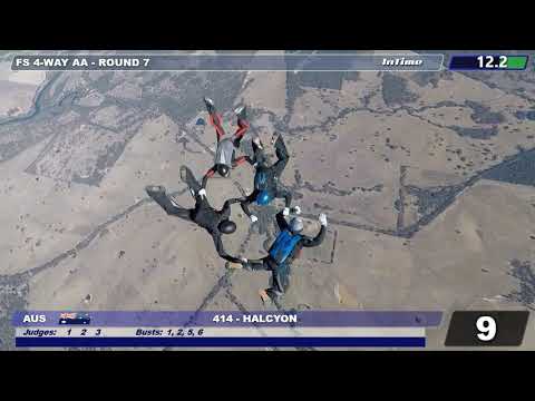 Record Breaking Skydive by team 'Halcyon'