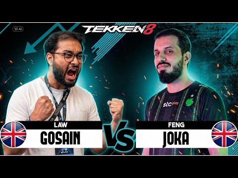 Tekken 8 ➤ GOSAIN (Law) vs JOKA (Feng) ➤ Pro Match - High Level