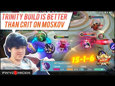 ONIC CW TRINITY MOSKOV IS BETTER THAN CRIT BUILD | Mobile Legends