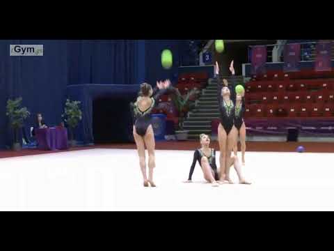 Η Εθνική ανσάμπλ Νεανίδων σε πρόγραμμα με 5 μπάλες.