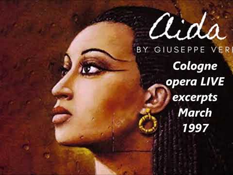 AIDA  LIVE exc. Gabriel SADE - Carolyn JAMES - Dalia SCHAECHTER 1997