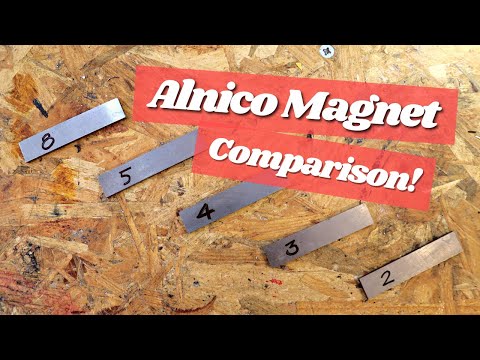 Exploring the Unique Qualities of Alnico Magnets: II vs III vs IV vs V vs VIII