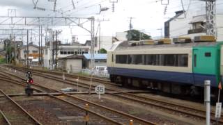 preview picture of video '485系特急北越 糸魚川駅発着 Limited Express HOKUETSU'